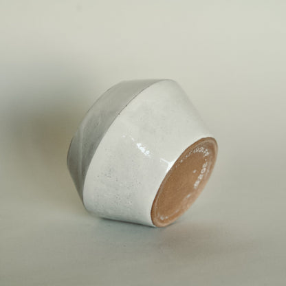 Angular White Vase